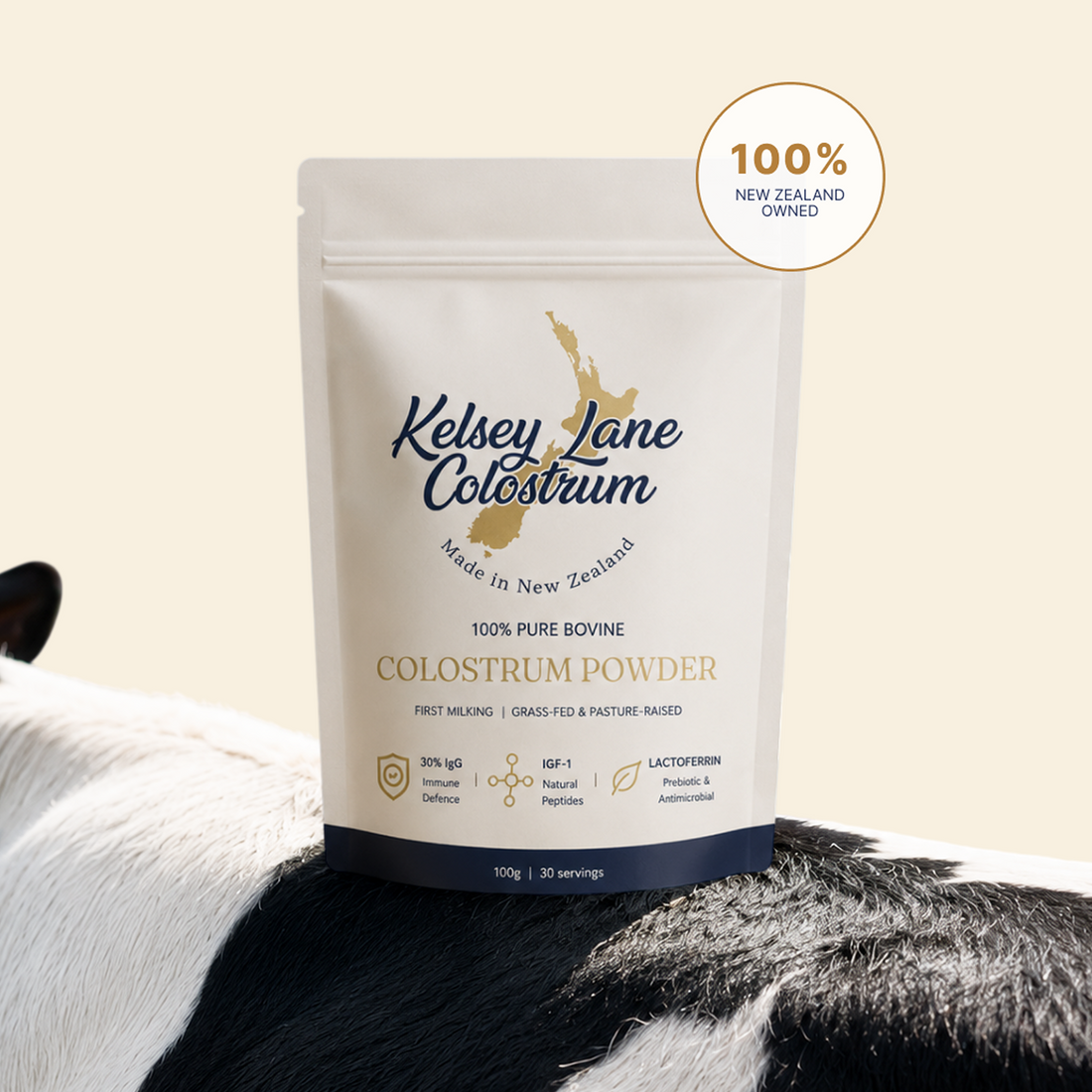 Kelsey Lane Premium Bovine Colostrum | 100% Grass-Fed First Milking Colostrum Powder