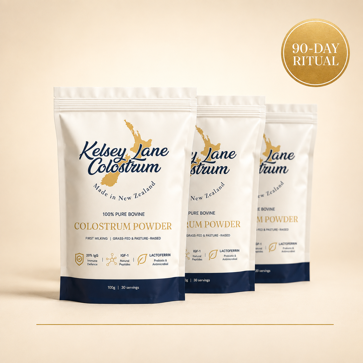 Kelsey Lane Premium Bovine Colostrum | 100% Grass-Fed First Milking Colostrum Powder